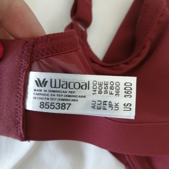 Wacoal Pendulous Shape Revelation Full Figure Underwire Bra 36DD - Picture 11 of 16